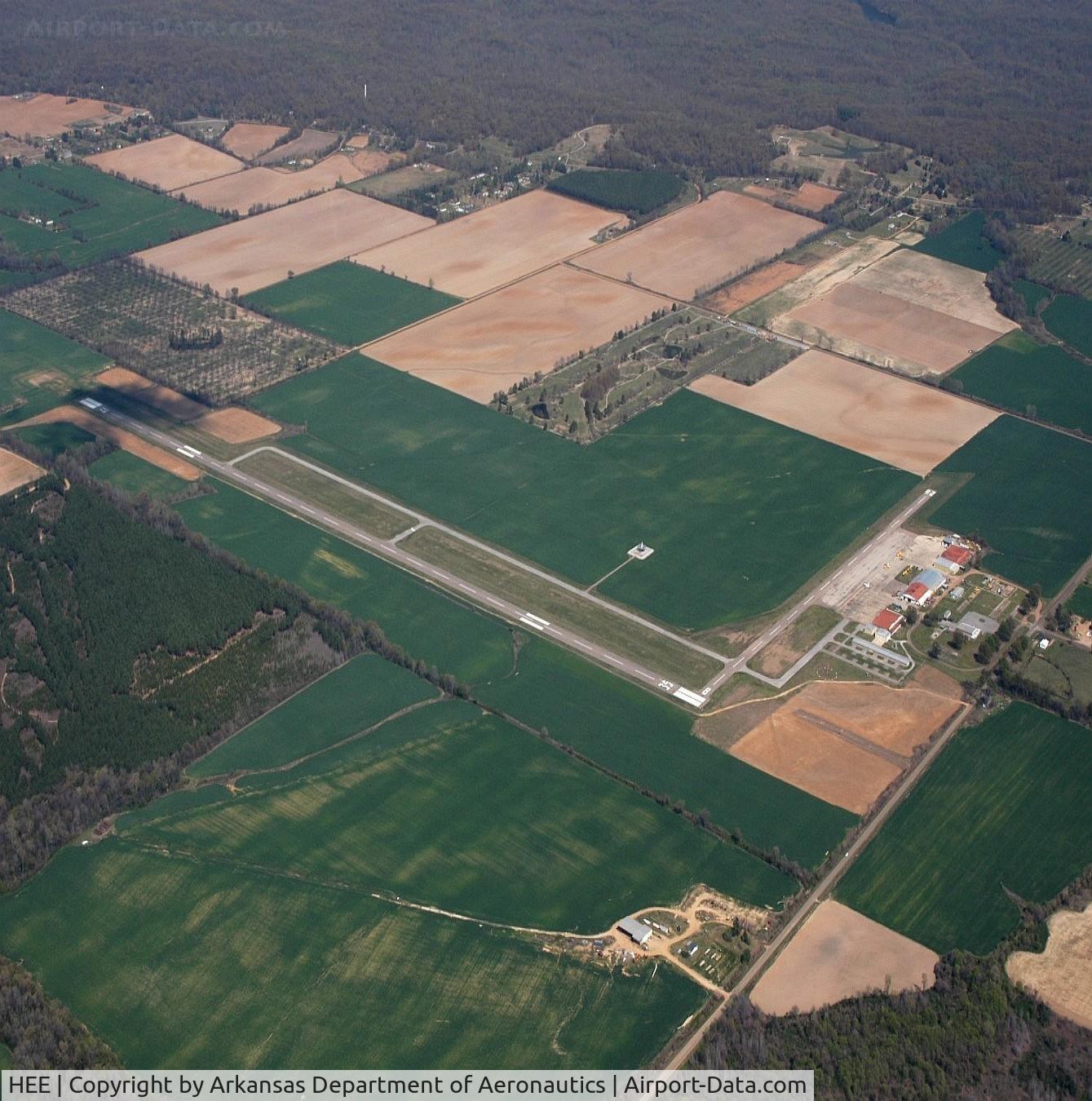 Thompson-robbins Airport (HEE) - Aerial Photo