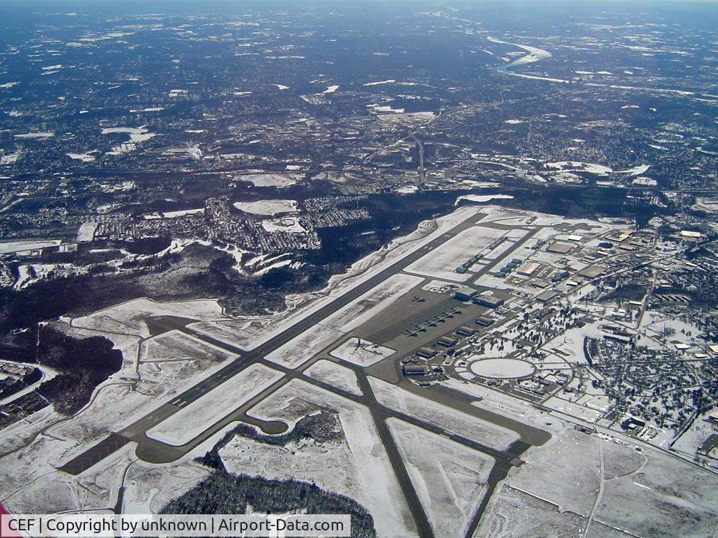 Westover Arb/metropolitan Airport (CEF) - Aerial View looking south-east