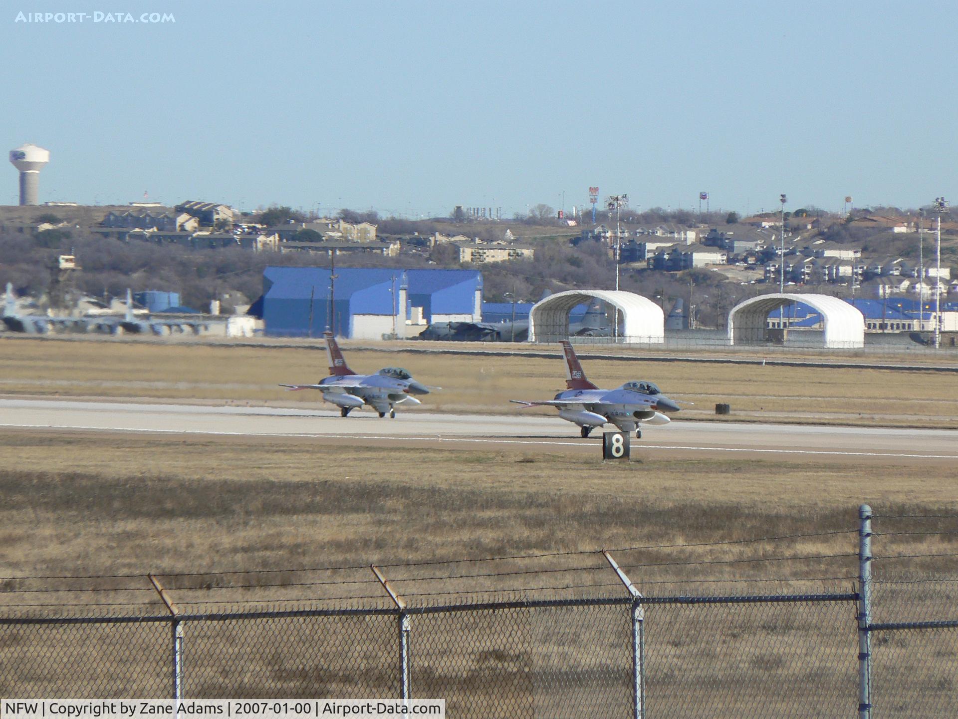 Fort Worth Nas Jrb/carswell Field Airport (NFW) - Two chase aircraft from Edwards AFB in town for F-35 flight test. - 92-0455 and 92-0456