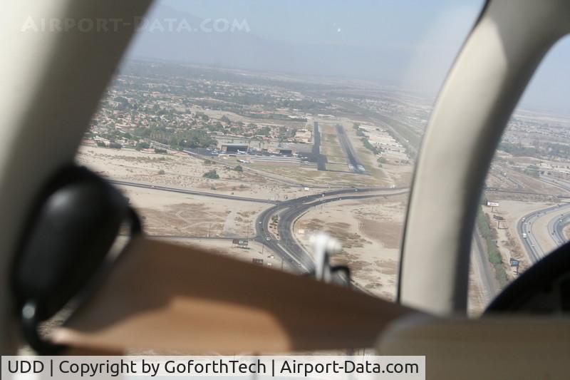 Bermuda Dunes Airport (UDD) - Final Runway 28, UDD