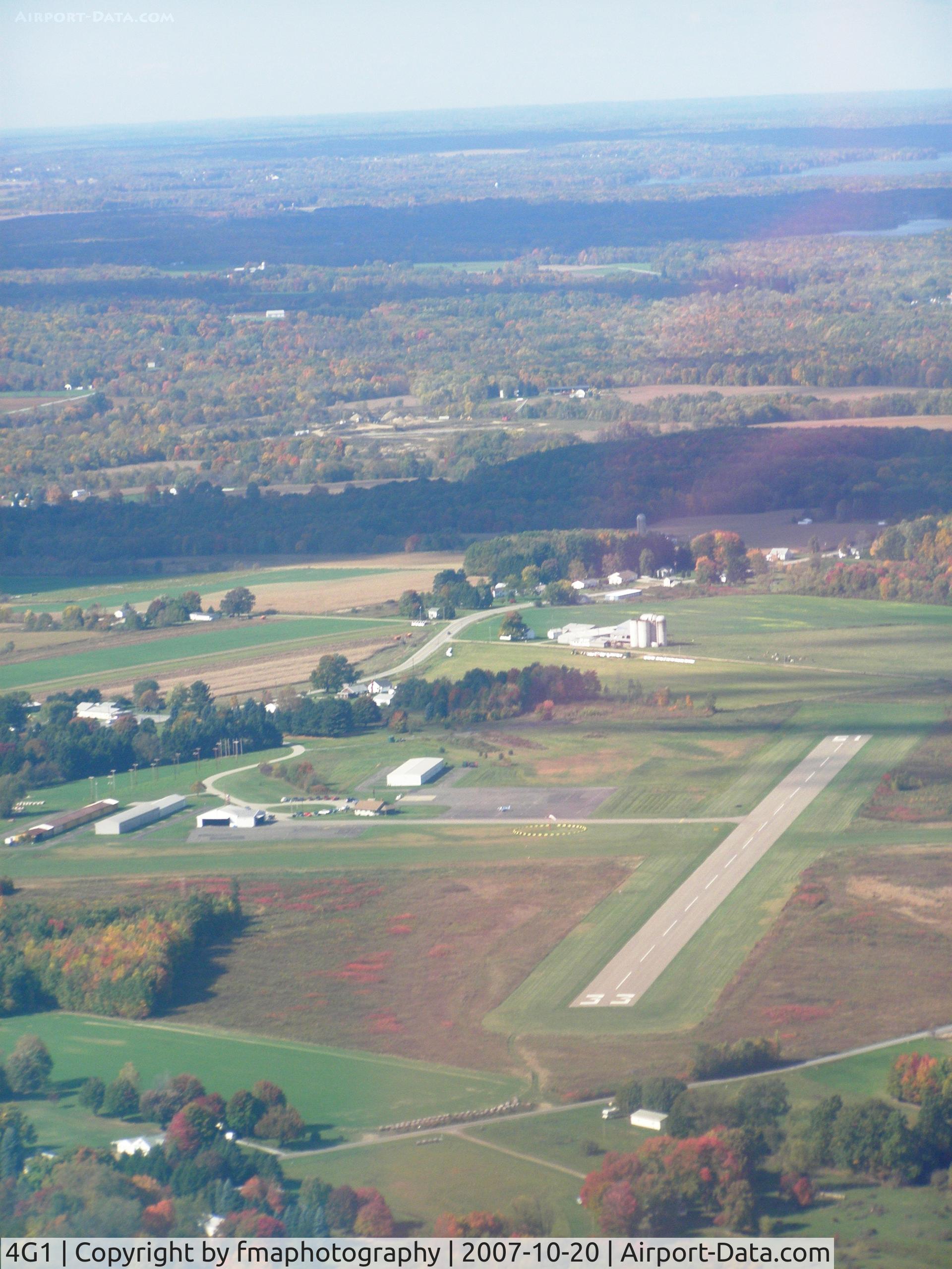 Greenville Municipal Airport (4G1) - Aerial Shot of 4G1 after takeoff