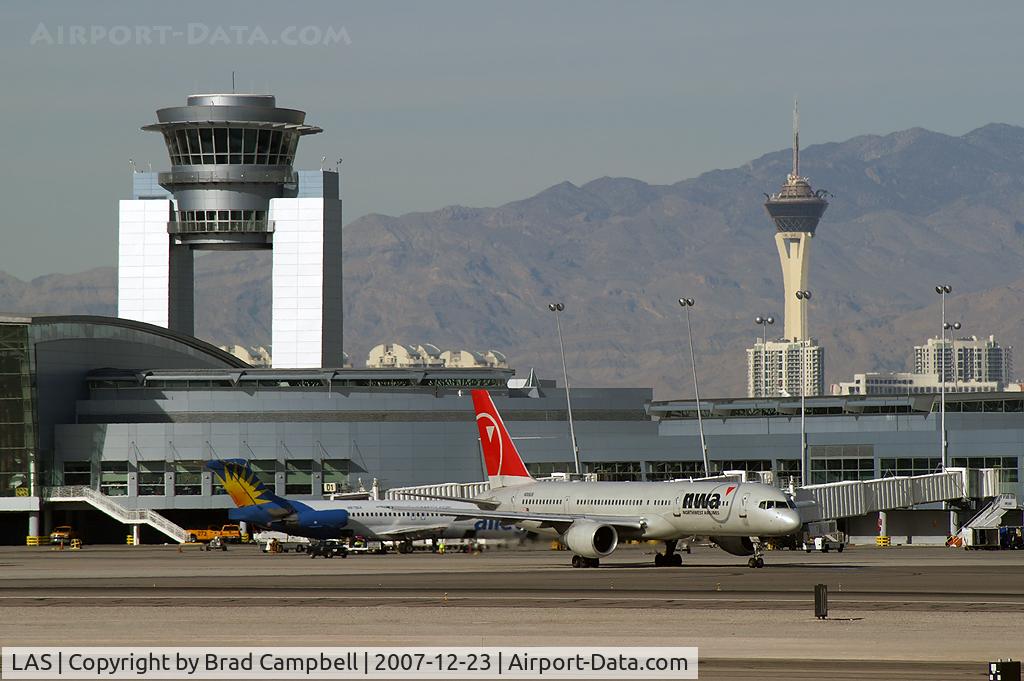 Harry Reid International Airport (LAS) - McCarran ATCT and 'The Strat'