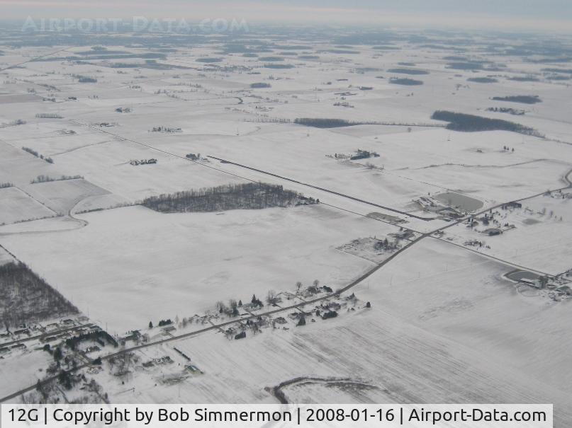 Shelby Community Airport (12G) - Looking SW from 4500'