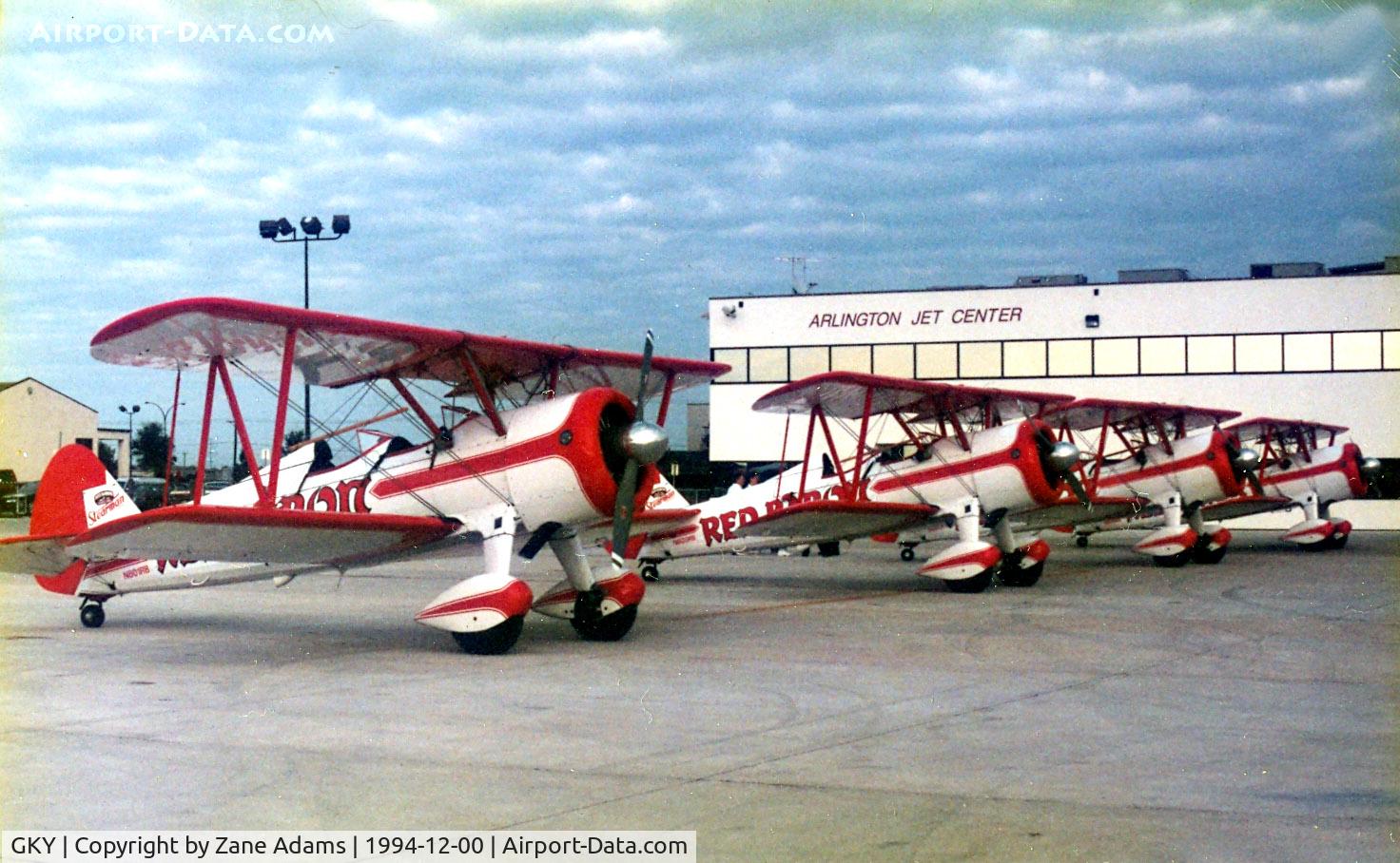 Arlington Municipal Airport (GKY) - Red Baron Stearman Squadron visit Arlington Municipal