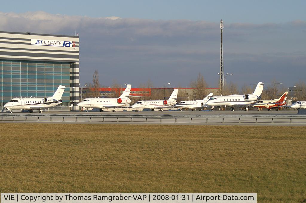 Vienna International Airport, Vienna Austria (VIE) - airport overview VIE-General Aviation