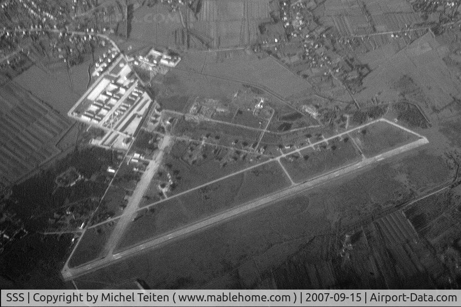 SSS Airport - Mikha-Tskhakaya Airport seen from a Singapore flight from Paris to Singapore