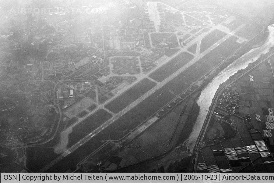 Osan Air Base Airport, Osan Korea, Republic of (OSN) - Osan Air Base seen while approaching to ICN