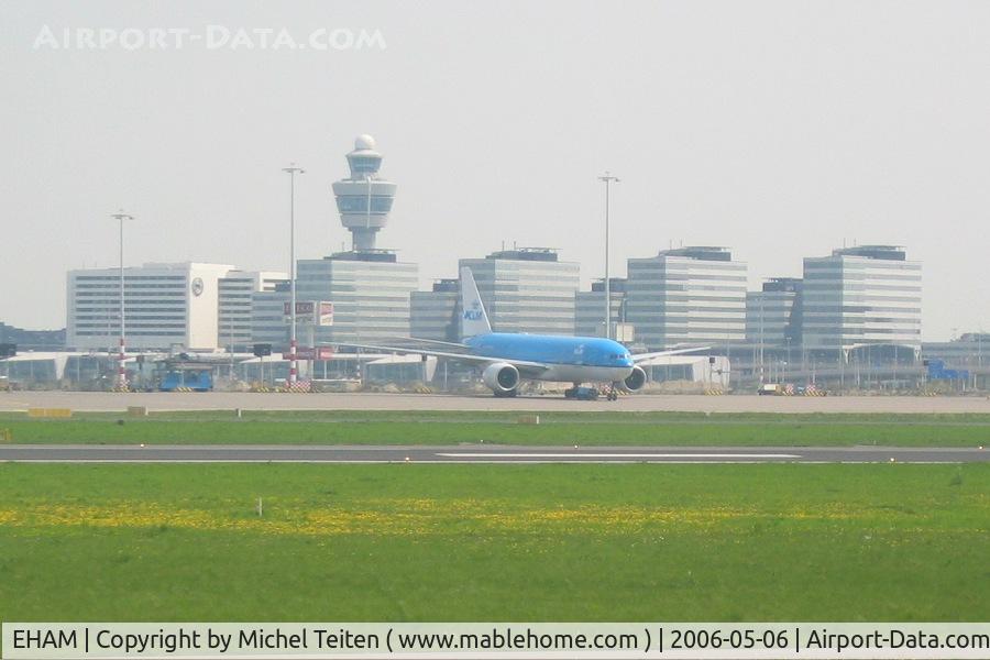 Amsterdam Schiphol Airport, Haarlemmermeer, near Amsterdam Netherlands (EHAM) - Main terminal and control tower