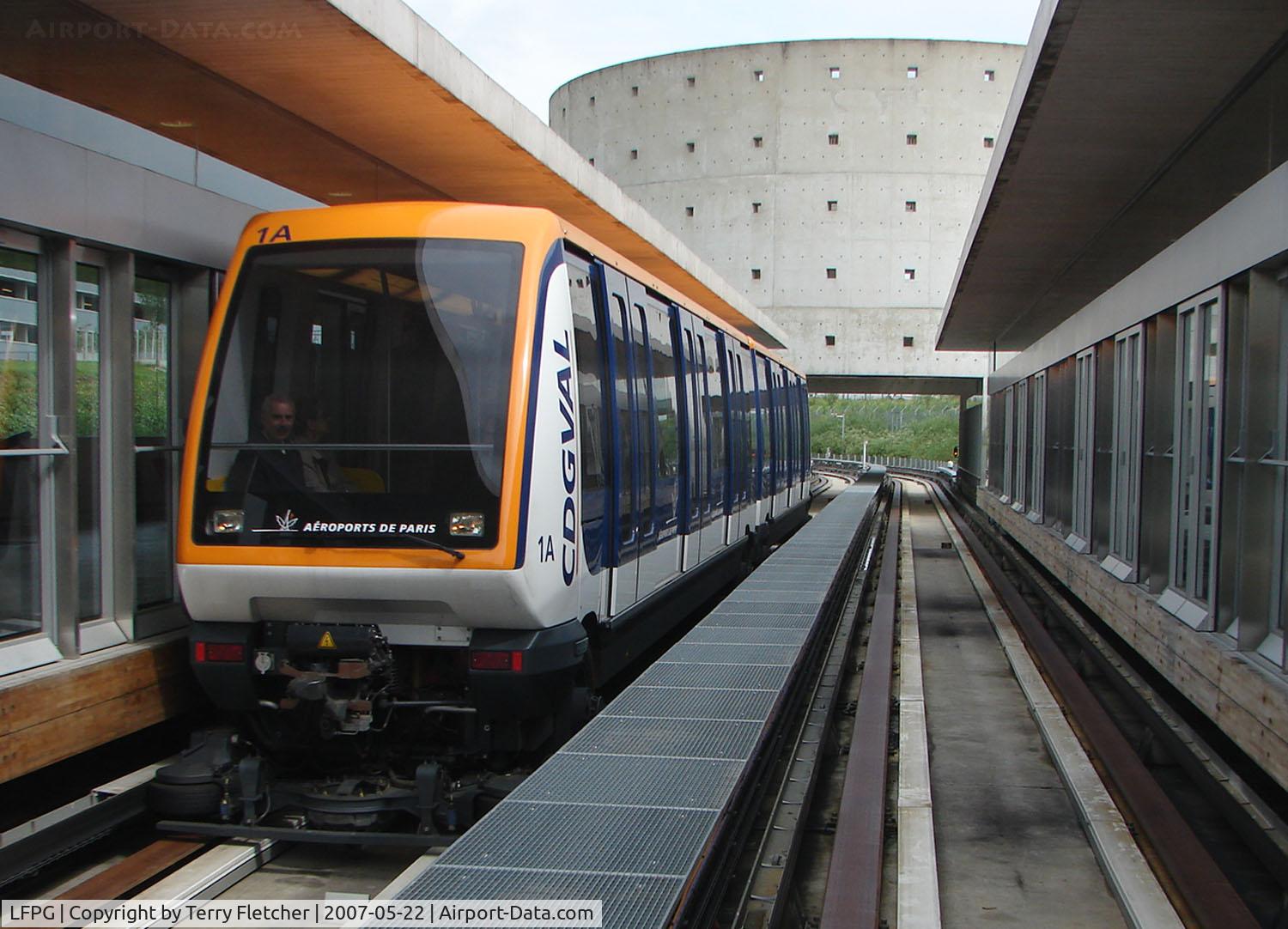 Paris Charles de Gaulle Airport (Roissy Airport), Paris France (LFPG) - When Photographed in May 2007 this Inter-Terminal train had only recently been introduced