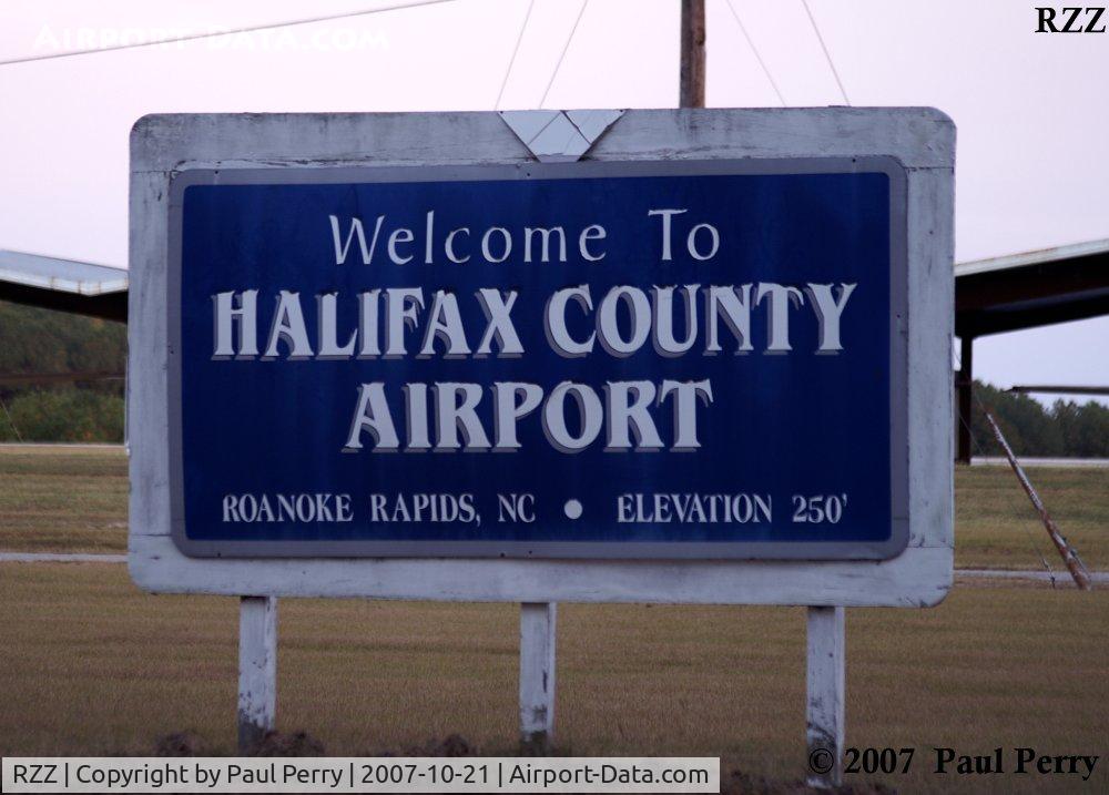 Halifax County Airport (RZZ) - Can't miss the sign, its at the end of the road