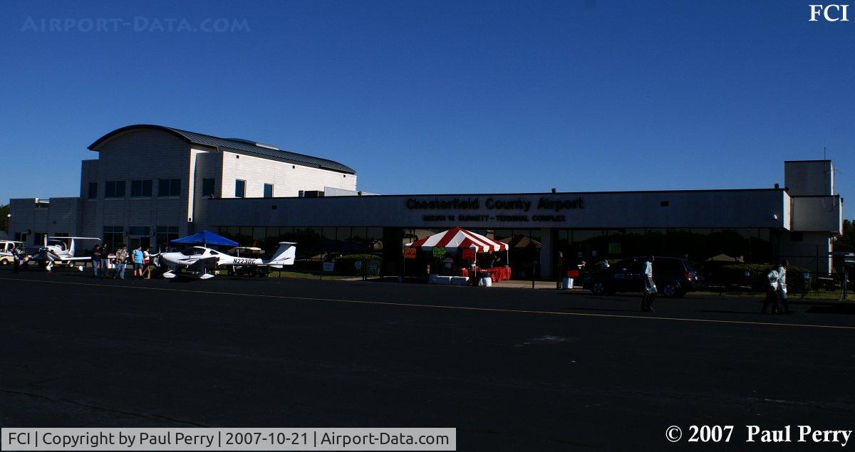 Richmond Executive-chesterfield County Airport (FCI) - The Melvin W Burnett Terminal Building