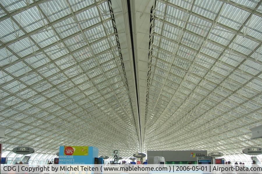 Paris Charles de Gaulle Airport (Roissy Airport), Paris France (CDG) - Inside Terminal 2F
