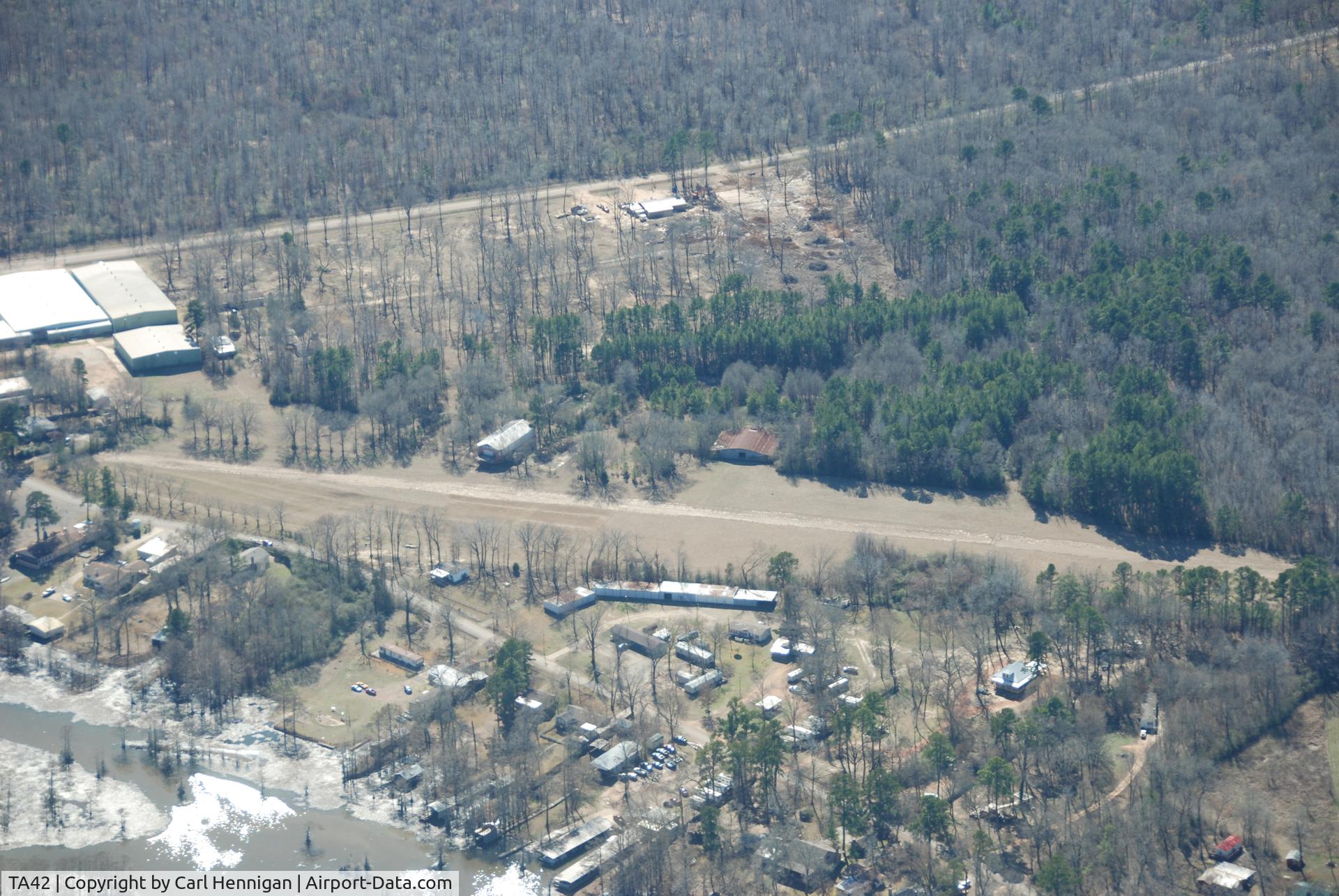 Fly-n-fish Lodge Airport (TA42) - Looking Southwest
