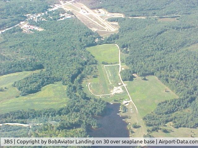 Twitchell Airport (3B5) - Landing on 30 over seaplane base