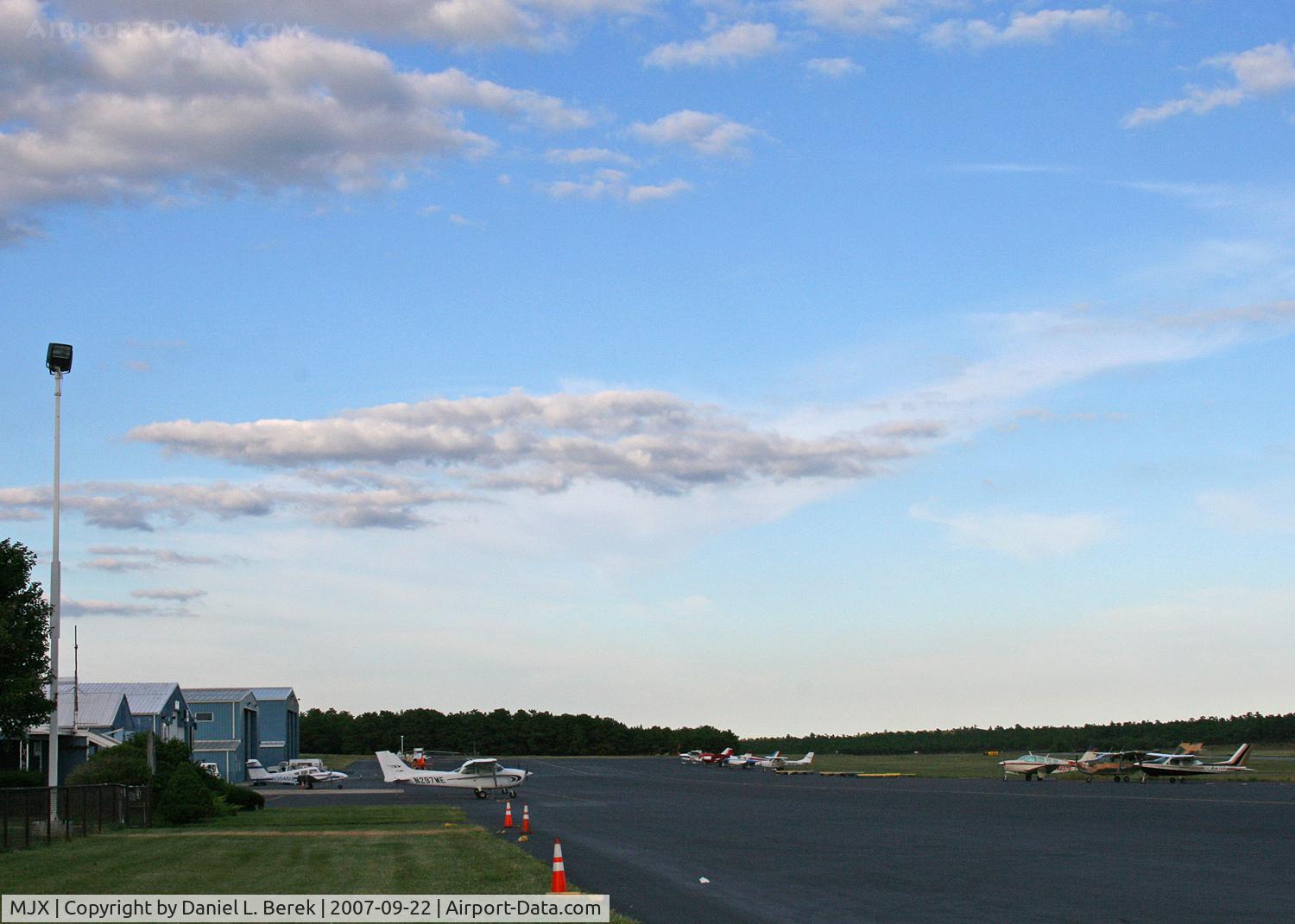 Ocean County Airport (MJX) - Here's a ground view of this little airport, which is owned by Ocean County.