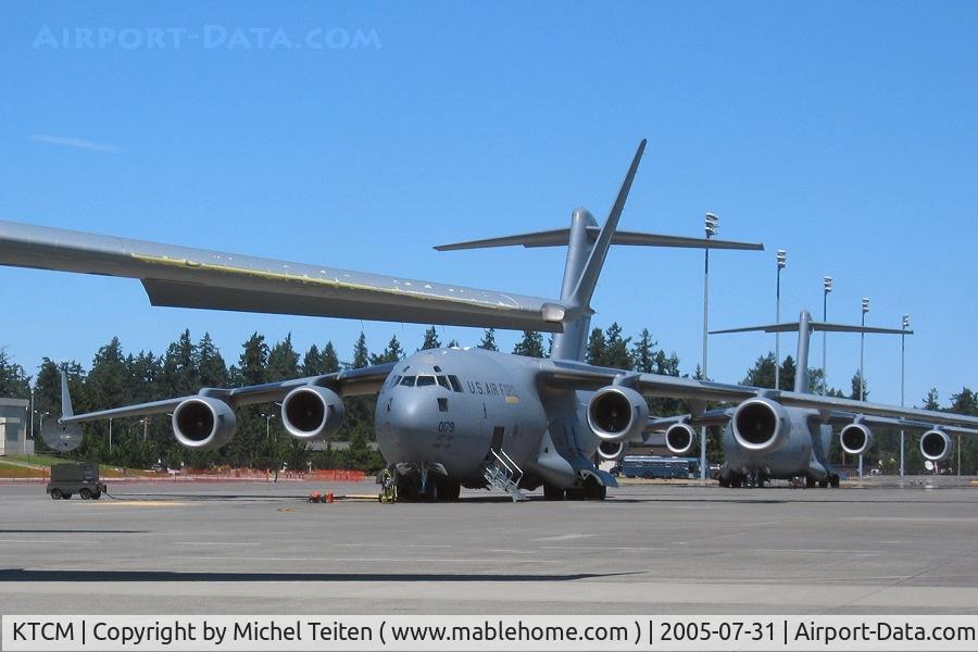 Mcchord Field (joint Base Lewis-mcchord) Airport (TCM) - C-17s on the main ramp of the airbase