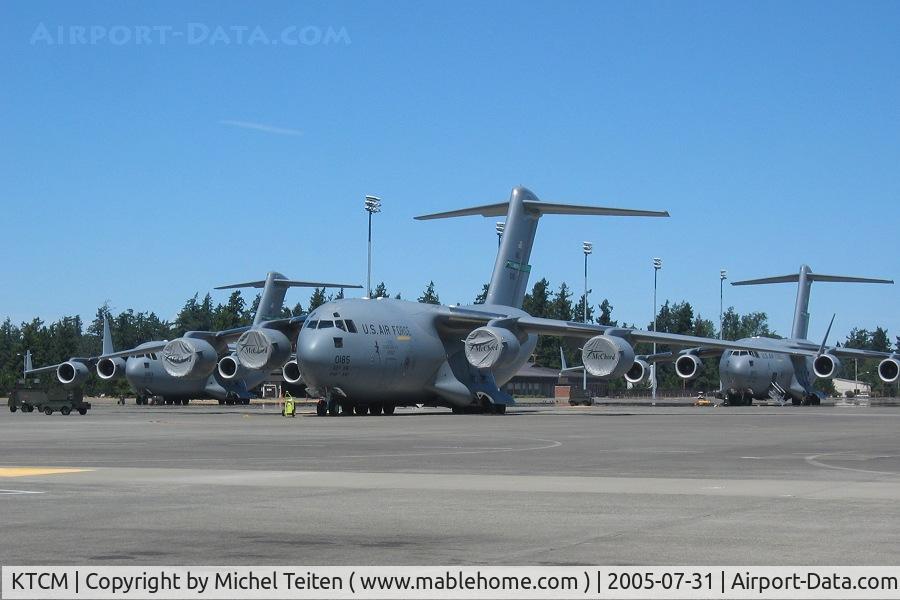 Mcchord Field (joint Base Lewis-mcchord) Airport (TCM) - C-17s on the main ramp