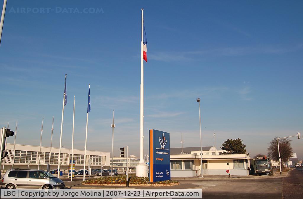 Paris Airport,  France (LBG) - Le Bourget Airport, entrance.