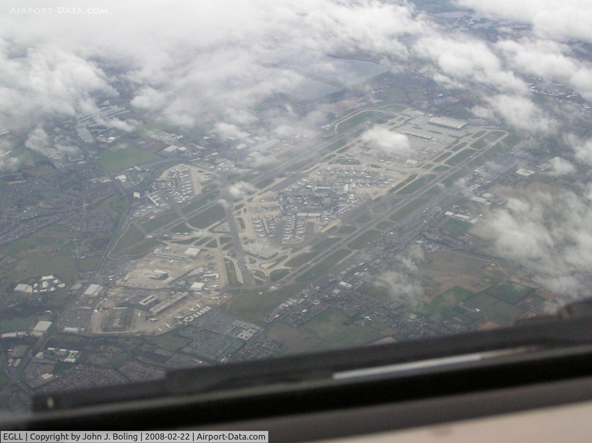 London Heathrow Airport, London, England United Kingdom (EGLL) - Overflying Heathrow enroute to Lasham.