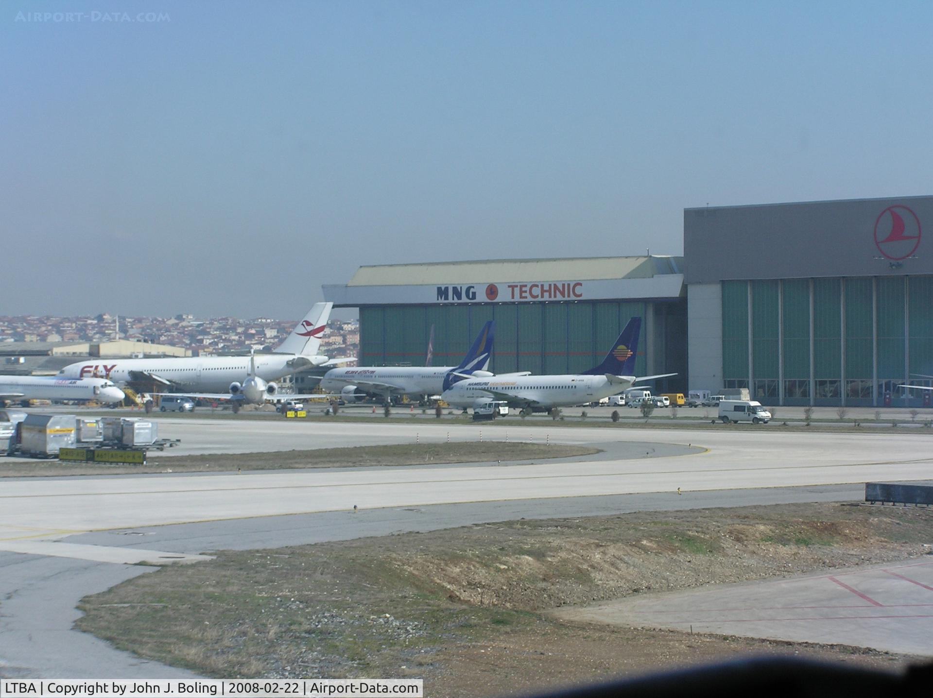 Istanbul Atatürk International Airport, Istanbul Turkey (LTBA) - Maintenance ramp at Ataturk Airport, Istanbul, Turkey