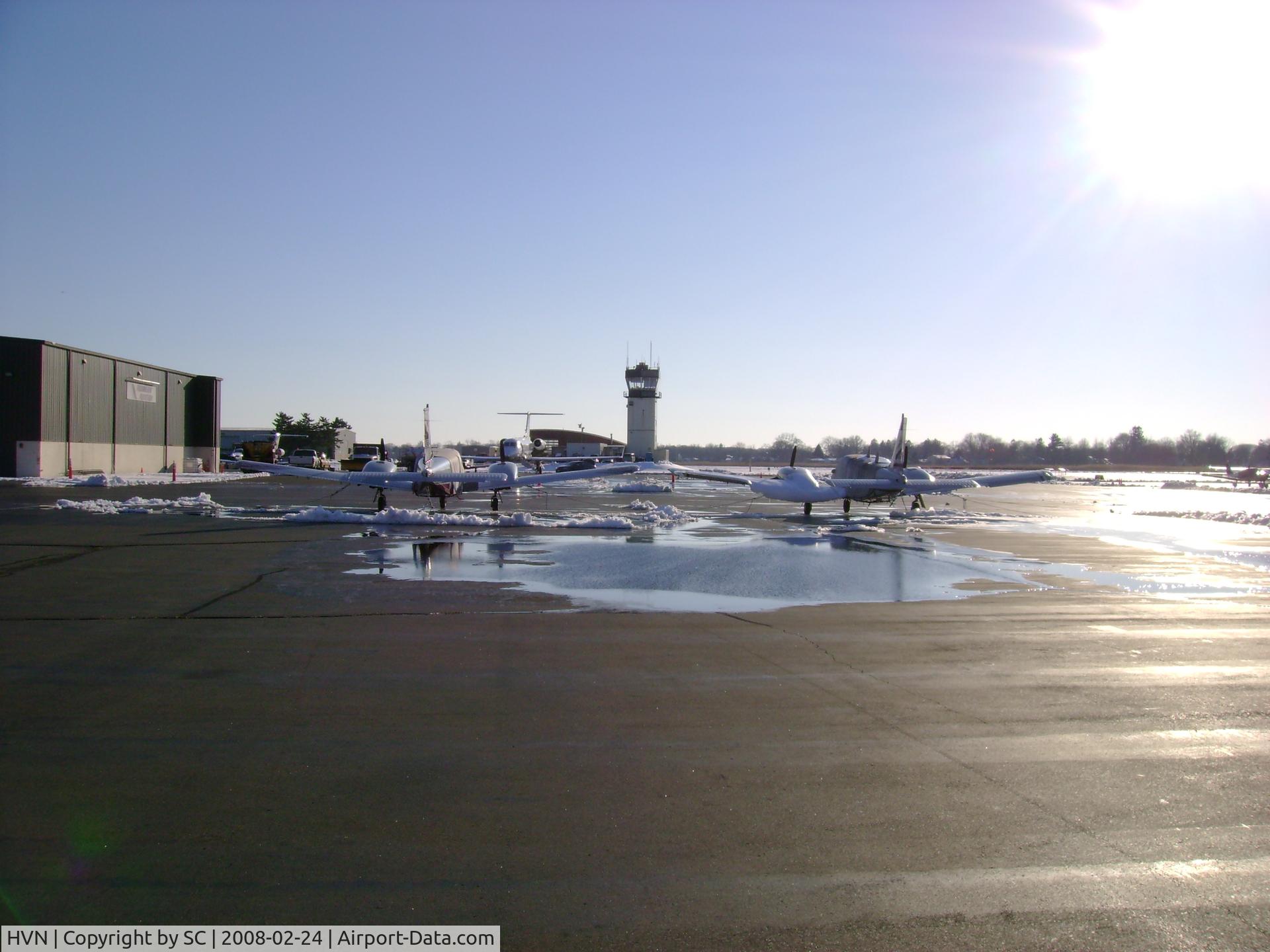 Tweed-new Haven Airport (HVN) - East ramp @ HVN