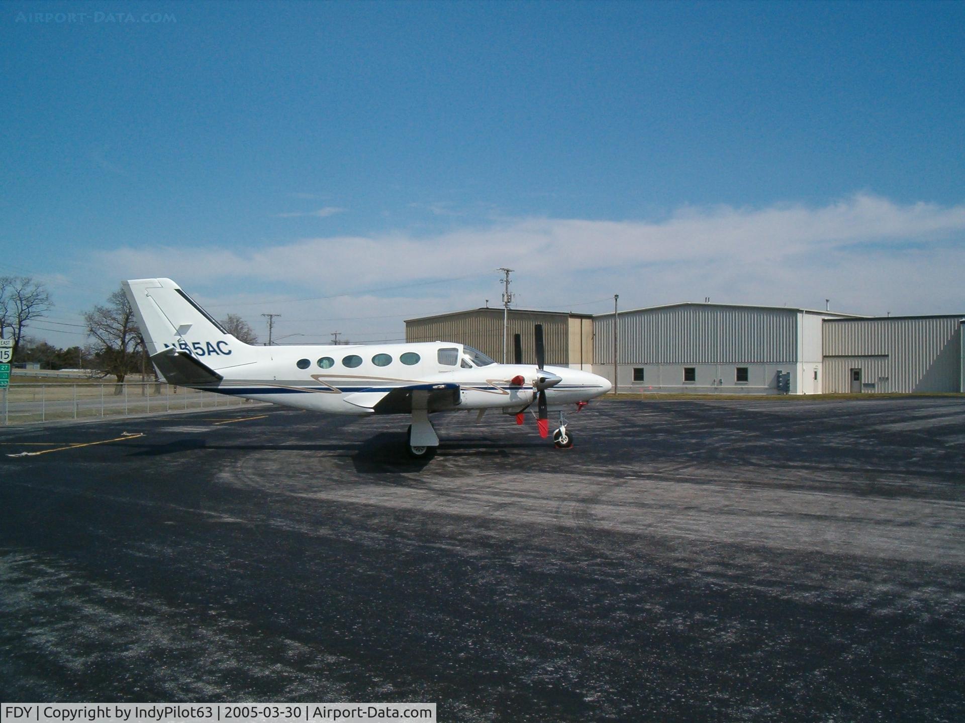 Findlay Airport (FDY) - A Cessna Conquest at Findlay