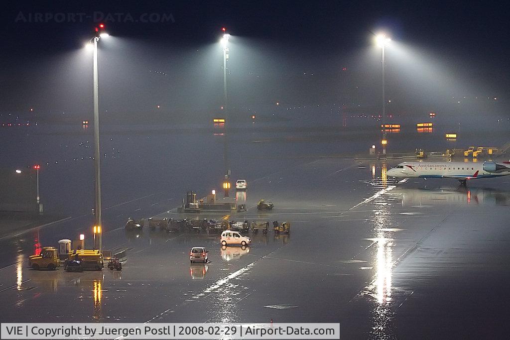 Vienna International Airport, Vienna Austria (VIE) - VIE at night
