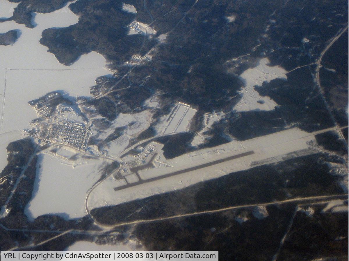 Red Lake Airport, Red Lake, Ontario Canada (YRL) - YRL - Red Lake Airport in Northern Ontario taken from FL340 while inflight from YOW to YYC