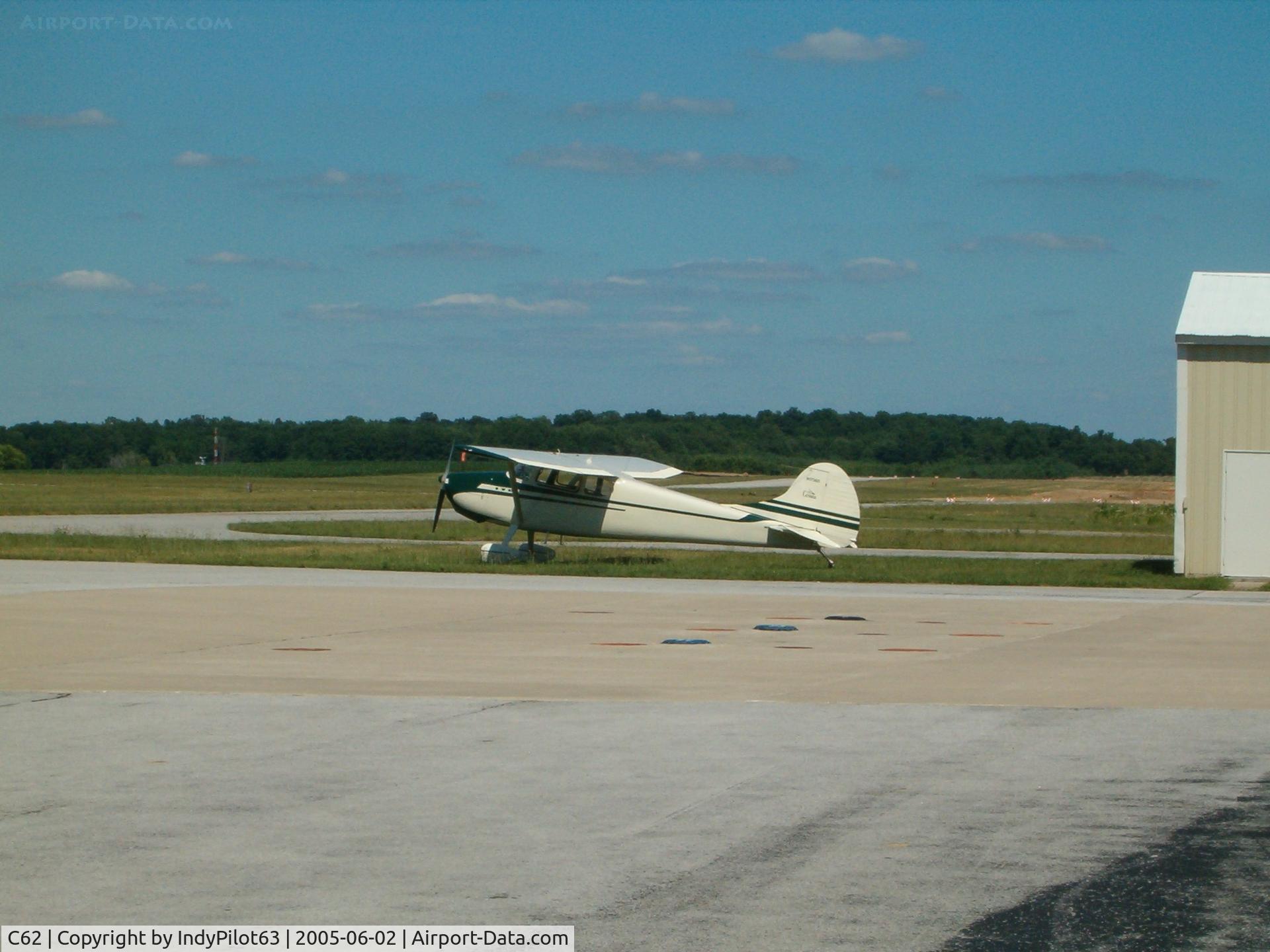 Kendallville Municipal Airport (C62) - Cessna on tarmac
