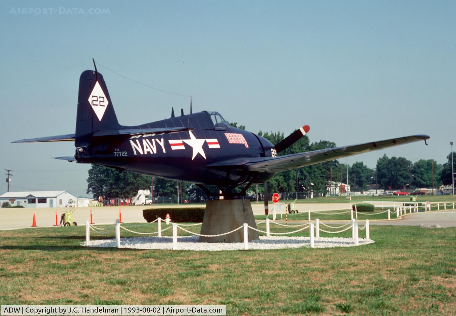 Joint Base Andrews Airport (ADW) - F6F-5KD at NAF Washington