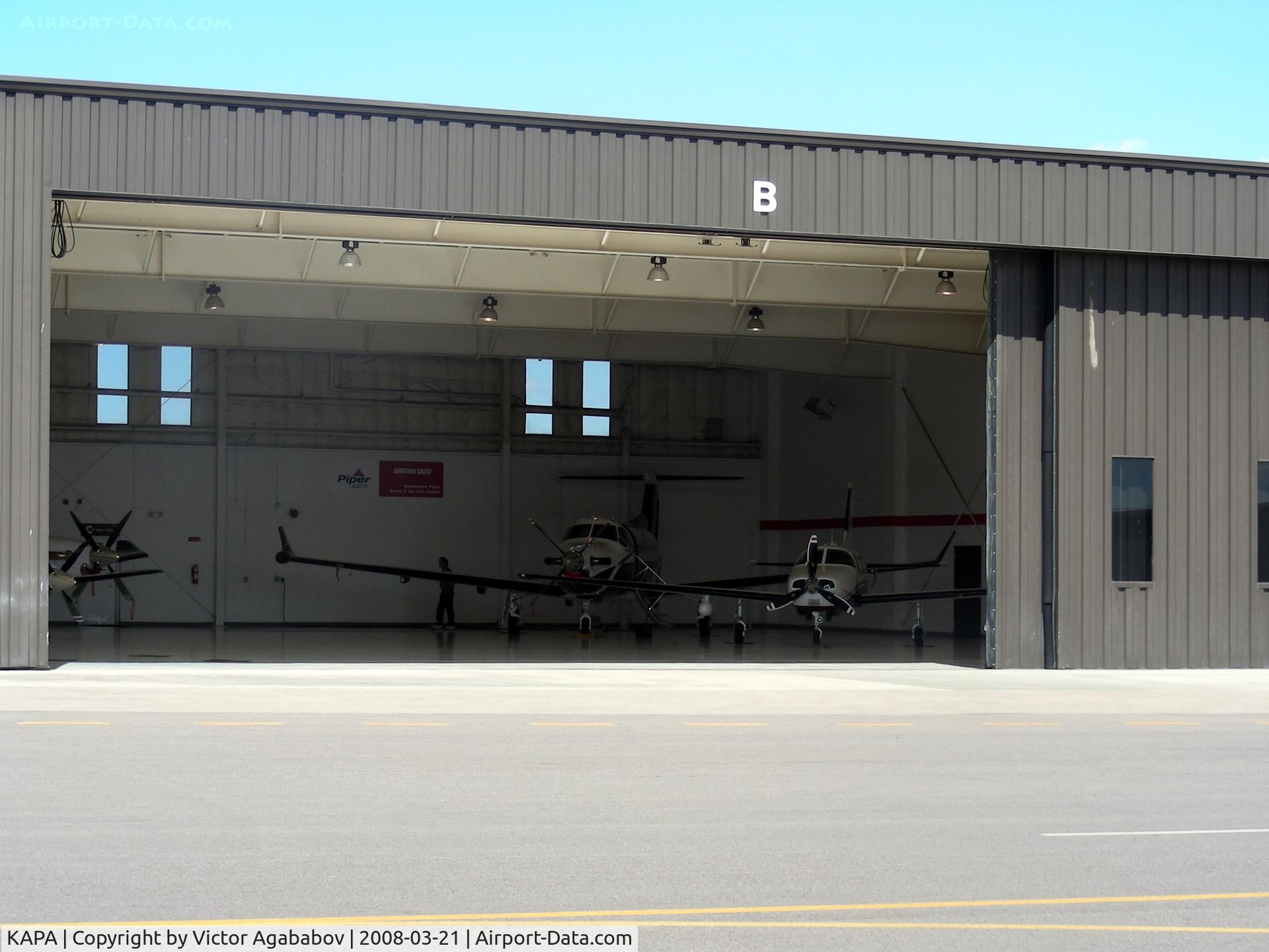 Centennial Airport (APA) - New airplanes waiting for new owners