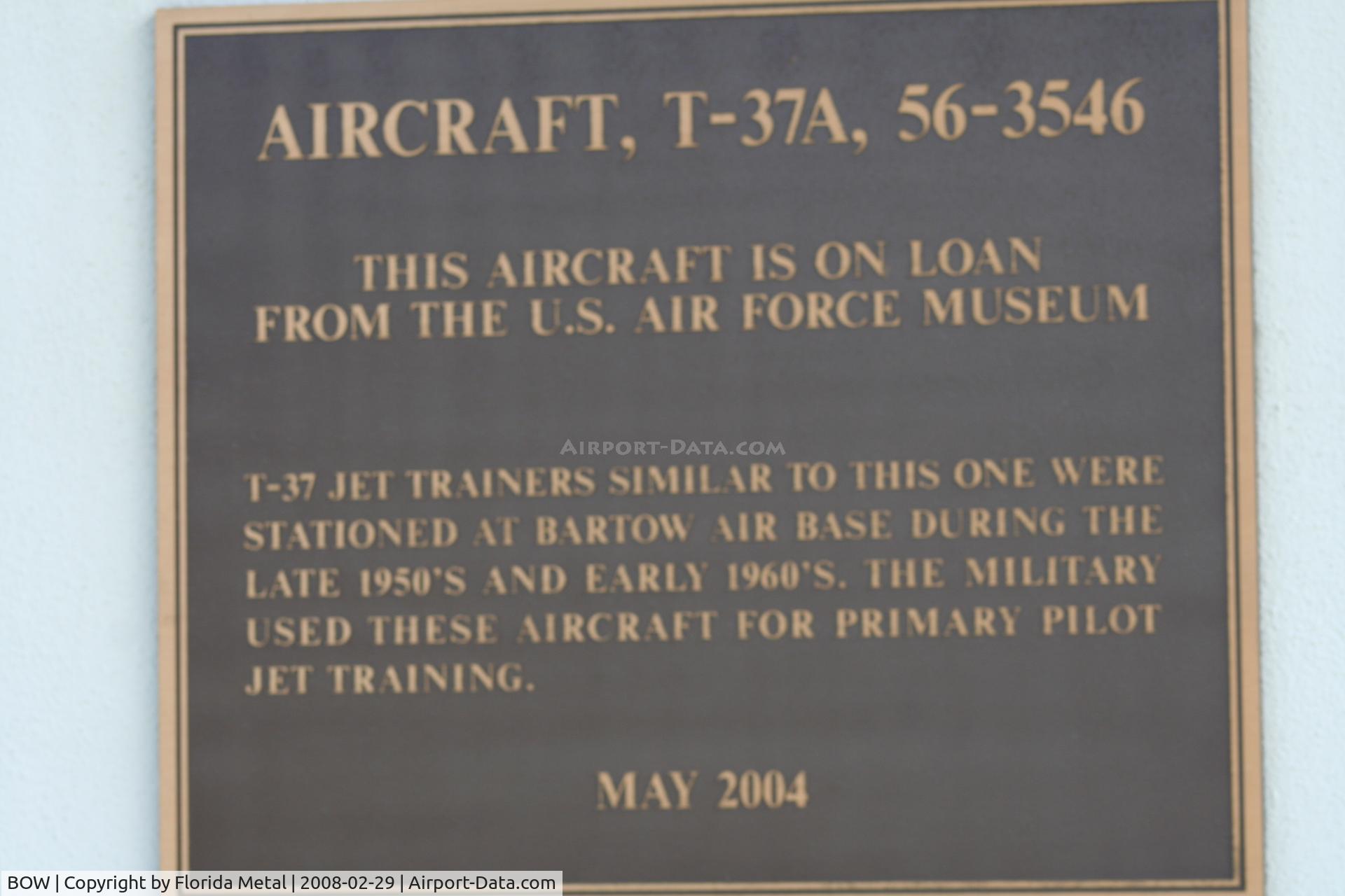 Bartow Municipal Airport (BOW) - Outside Bartow Municipal Airport