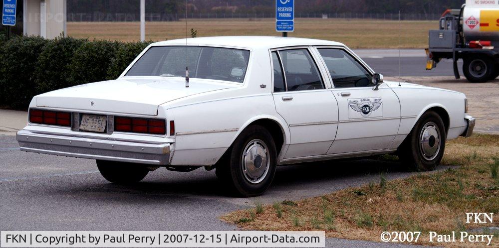 Franklin Muni-john Beverly Rose Airport (FKN) - Riding in style in this airport car, an ex-police model
