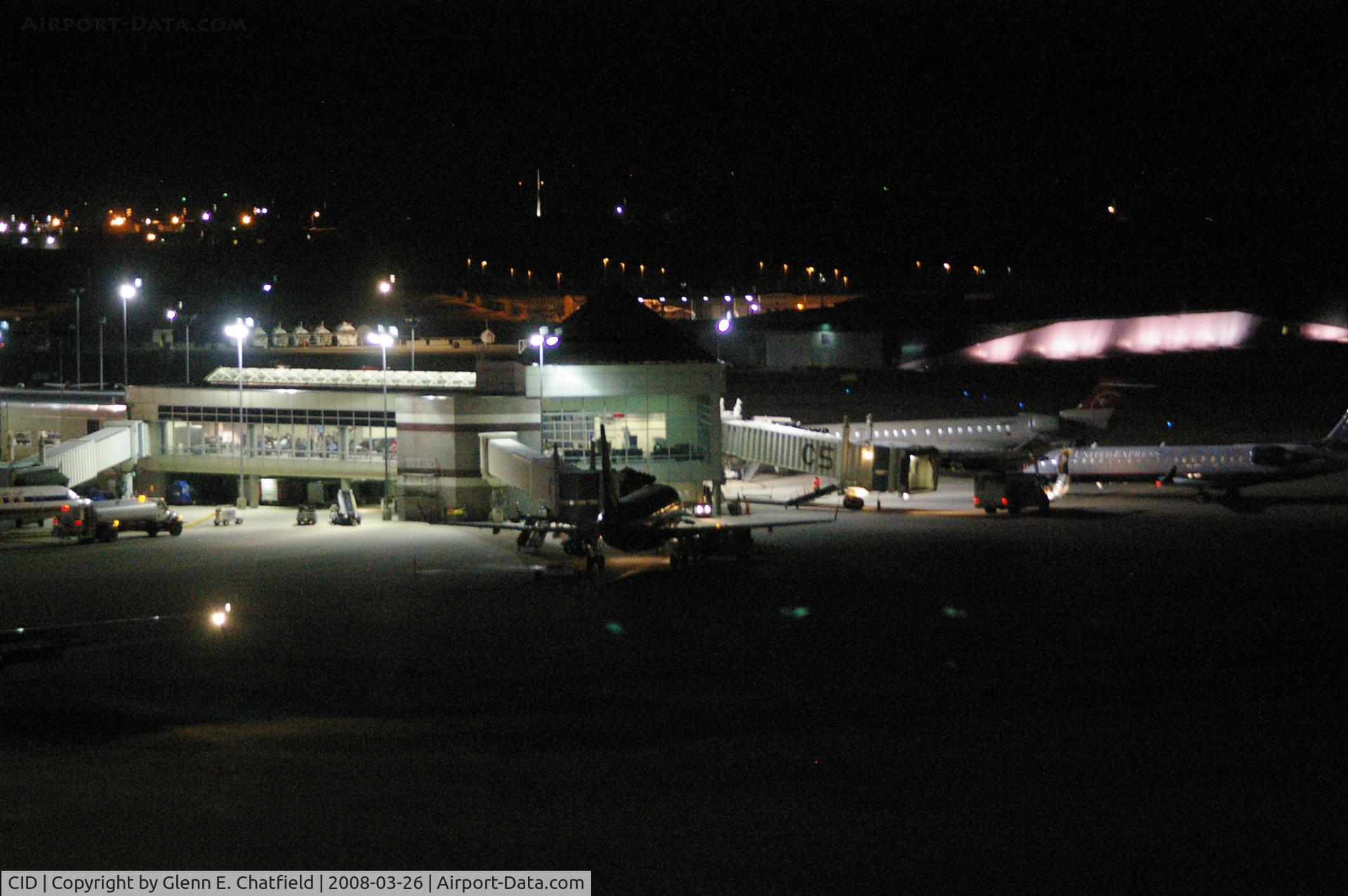 The Eastern Iowa Airport (CID) - The terminal at about 5:40 AM