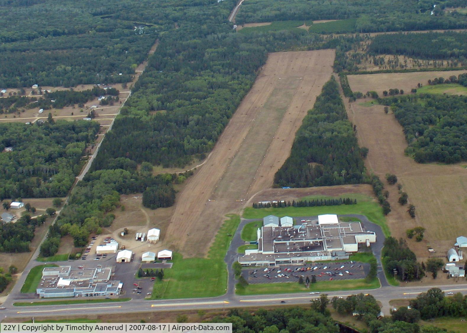 Morey's Airport (22Y) - Looking to the east