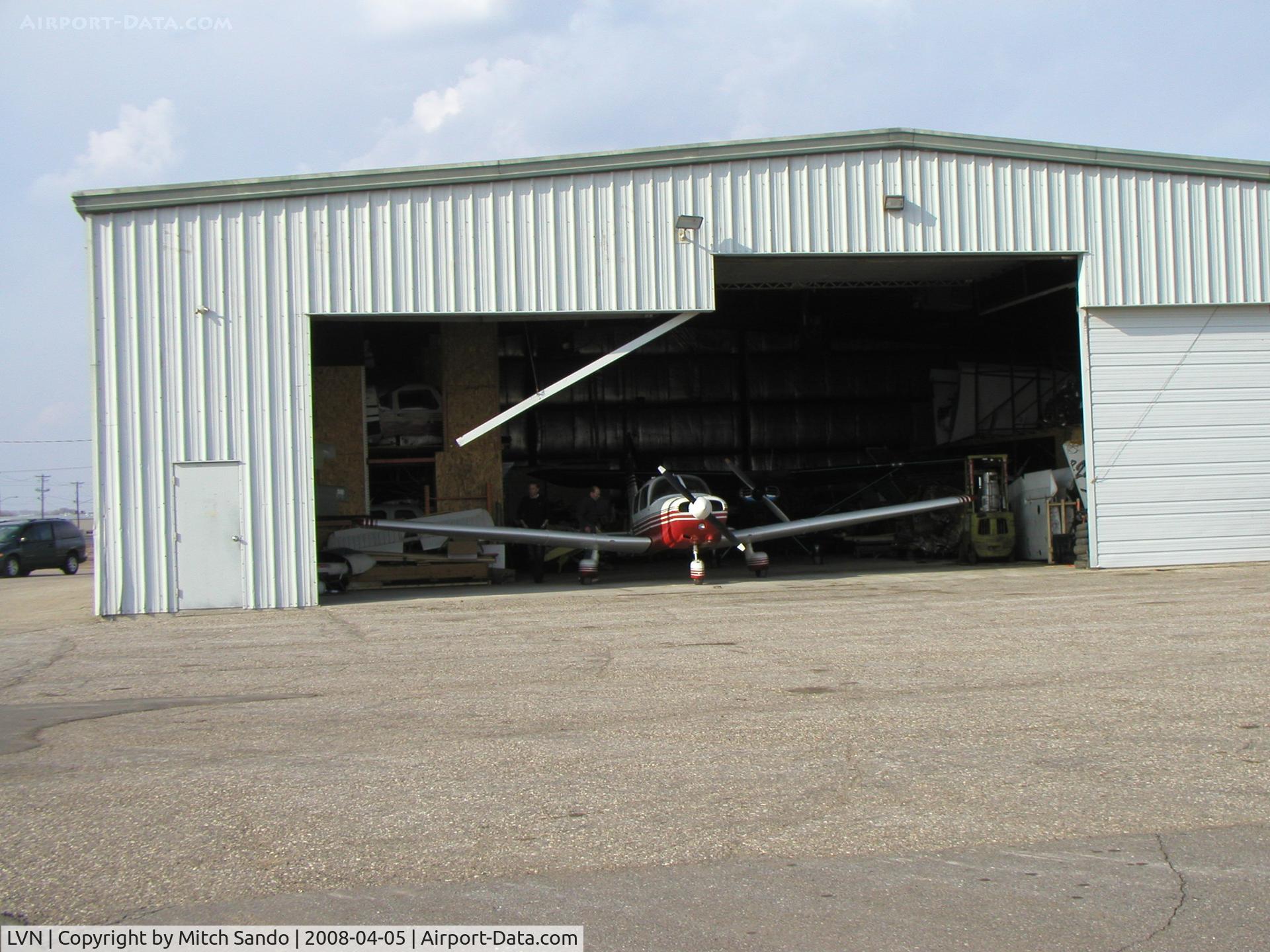 Airlake Airport (LVN) - Wentworth Aircraft's hangar at Airlake.