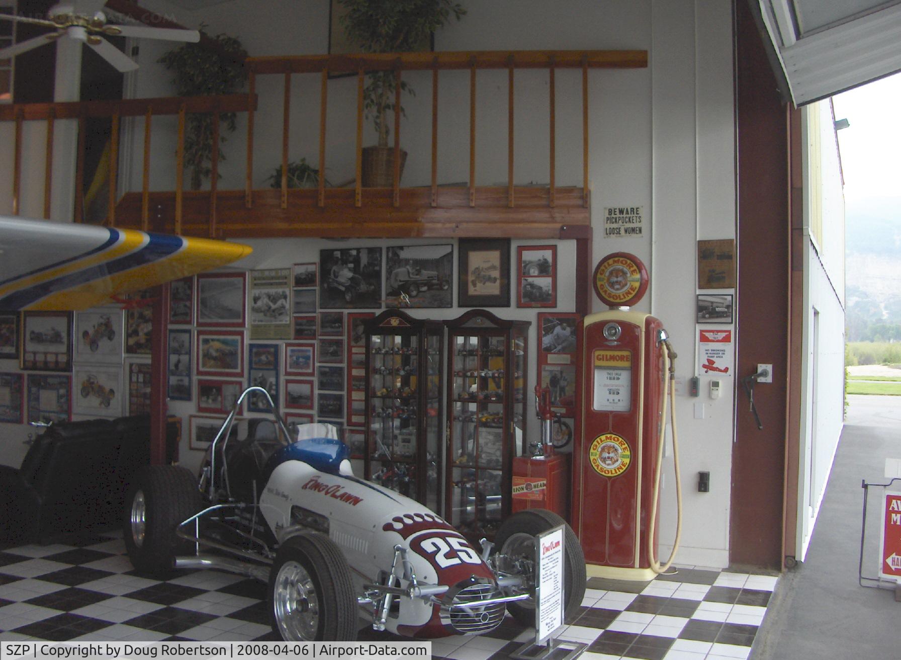 Santa Paula Airport (SZP) - In the Dewey Aviation Museum Hangar