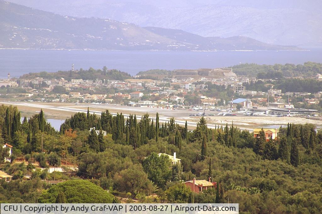 Ioannis Kapodistrias International Airport, Corfu (Kerkyra, Kerkira) Greece (CFU) - Taken from the Achilleon