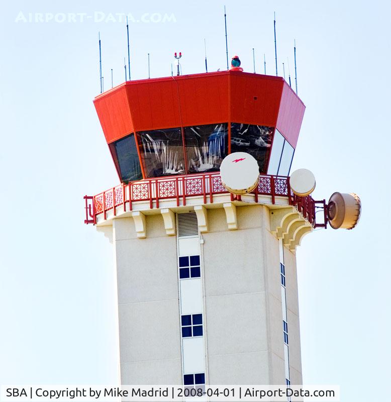 Santa Barbara Municipal Airport (SBA) - Santa Barbara Tower closer up