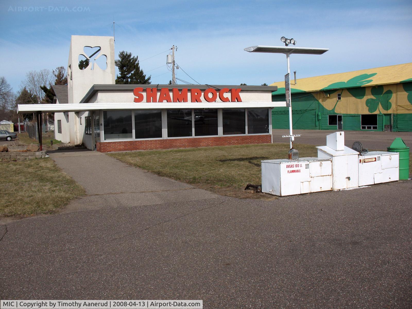 Crystal Airport (MIC) - Crystal Shamrock FBO, closed due to bankruptcy