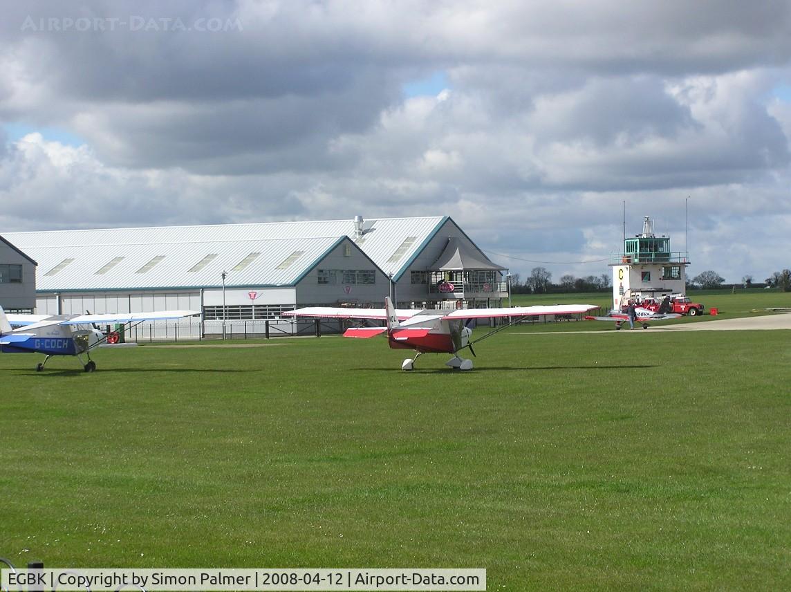 Sywell Aerodrome Airport, Northampton, England United Kingdom (EGBK) - General view of visiting aircraft