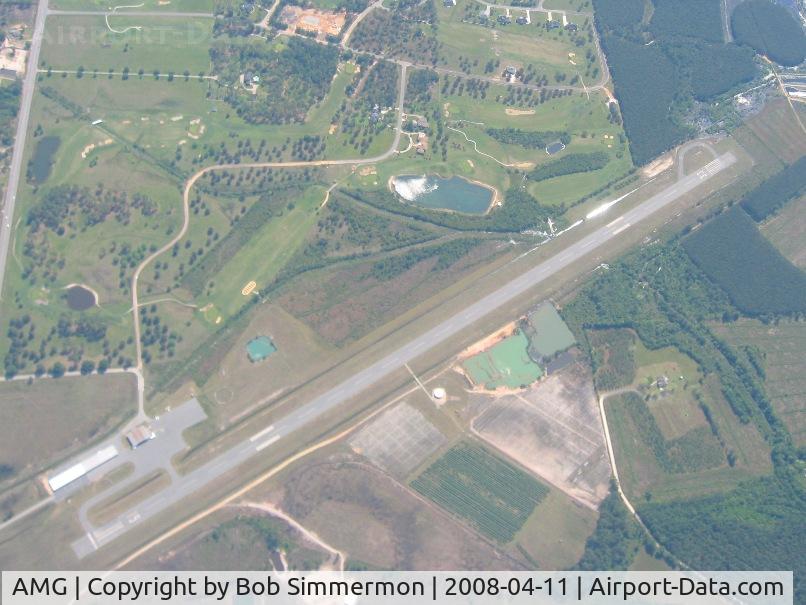 Bacon County Airport (AMG) - View from 6000'