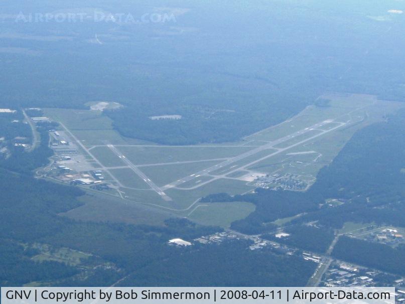 Gainesville Regional Airport (GNV) - Looking E from 6000'