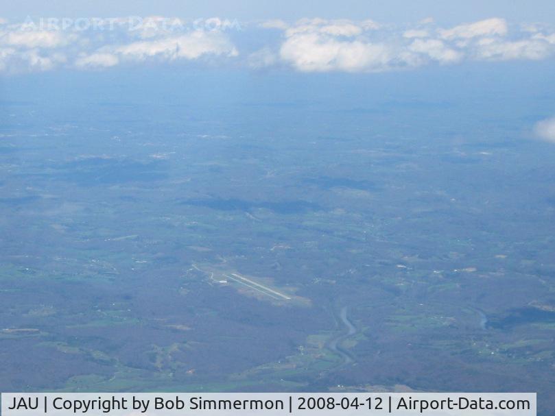 Campbell County Airport (JAU) - Looking E from 9000'