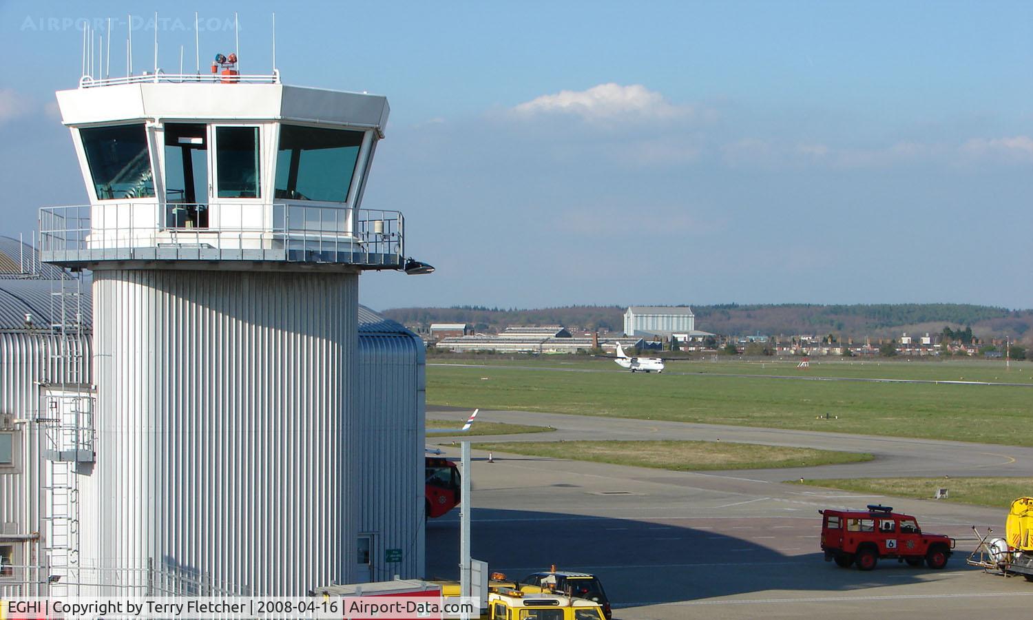 Southampton Airport, Southampton, England United Kingdom (EGHI) - Controllers at Southampton ATC watch as a Brit Air ATR flight departs