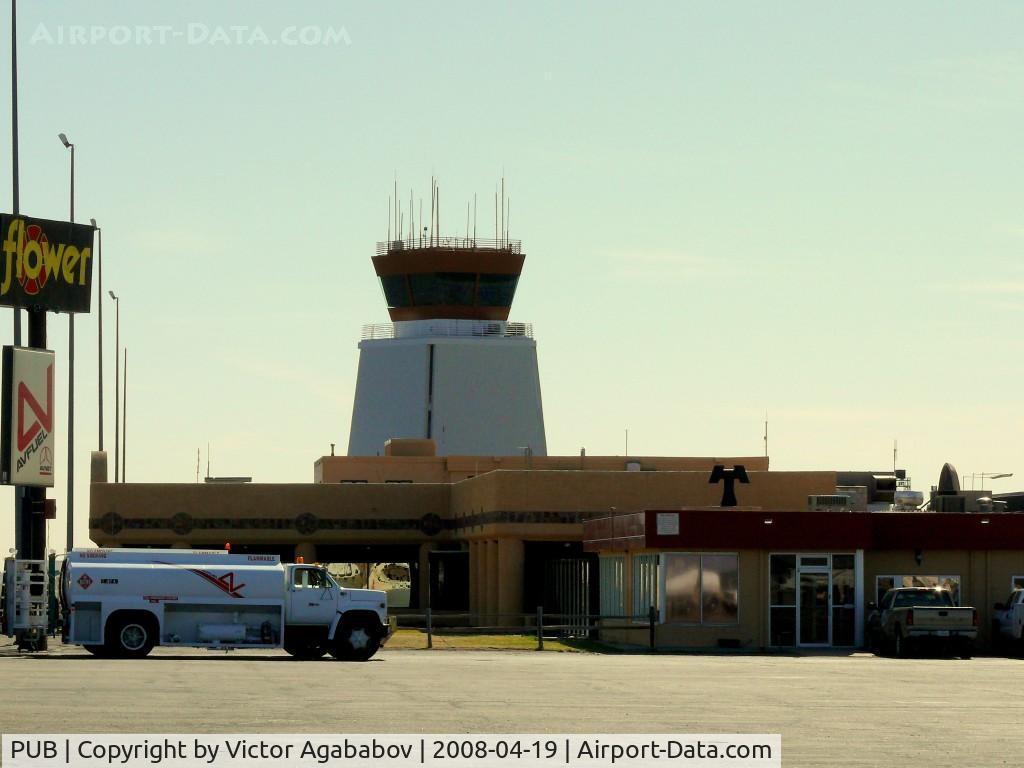 Pueblo Memorial Airport (PUB) - Pueblo airport tower
