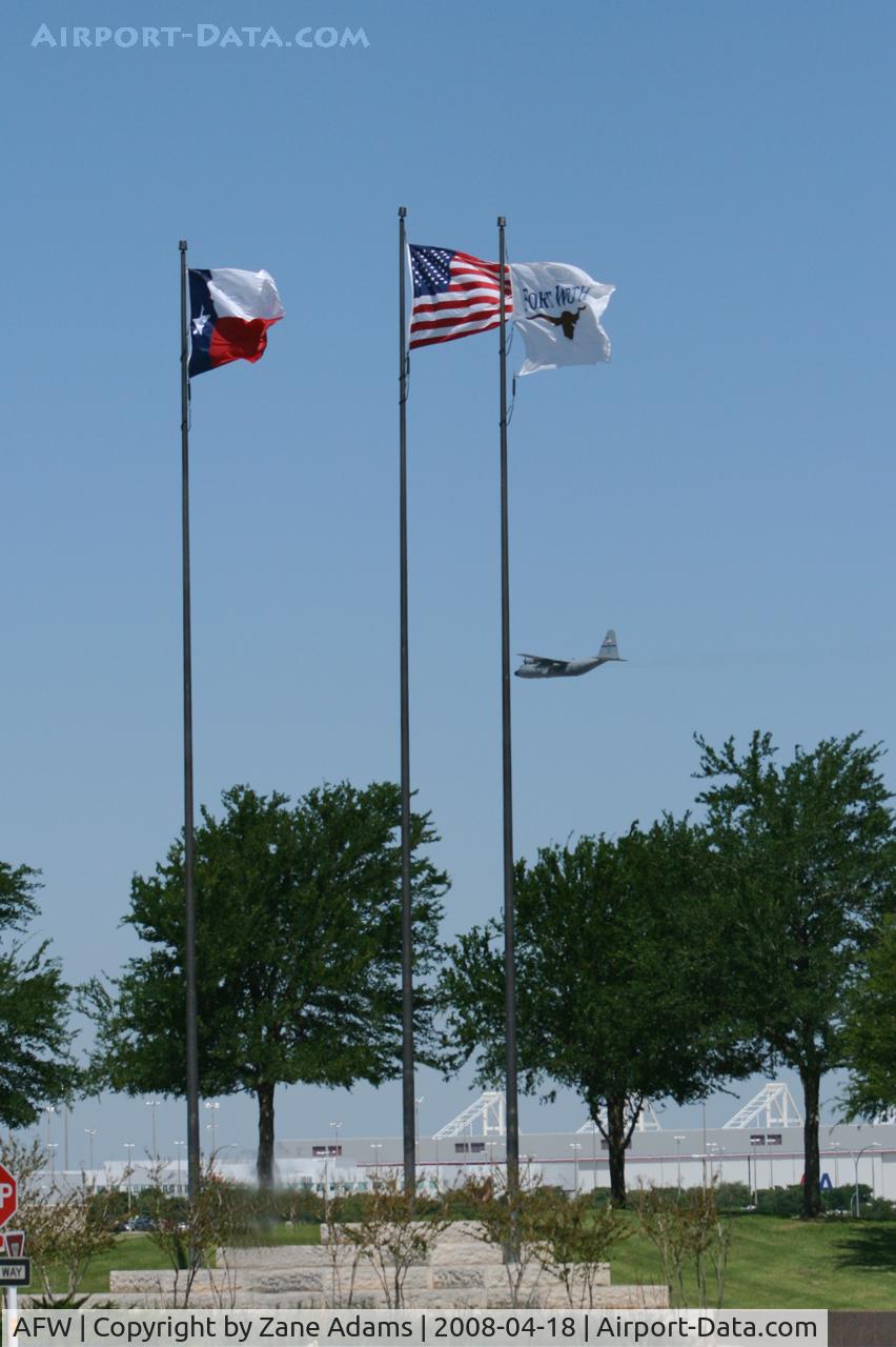Fort Worth Alliance Airport (AFW) - Flags at the entrance to Alliance Ft. Worth