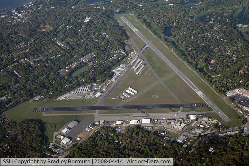 Malcolm Mc Kinnon Airport (SSI) - I took this photo as I returned from Sun-N-Fun 2008 in my Fairchild 24 (N28640).  I had stopped there on my way down to get gas.