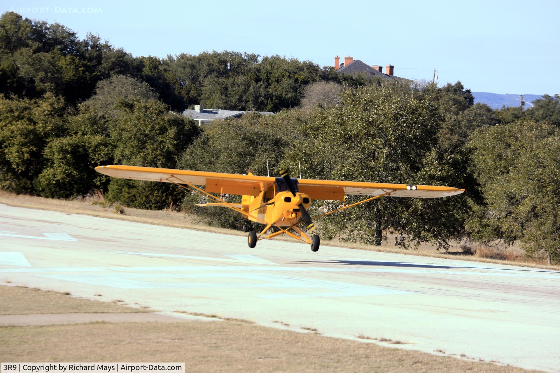 Lakeway Airpark Airport (3R9) - Cub landing on 16