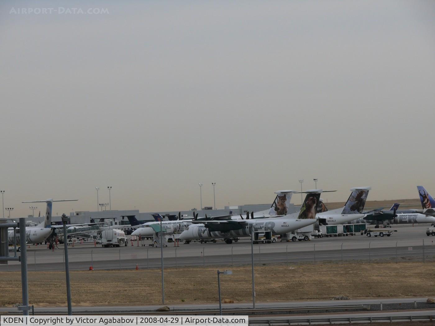 Denver International Airport (DEN) - Frontier gates...